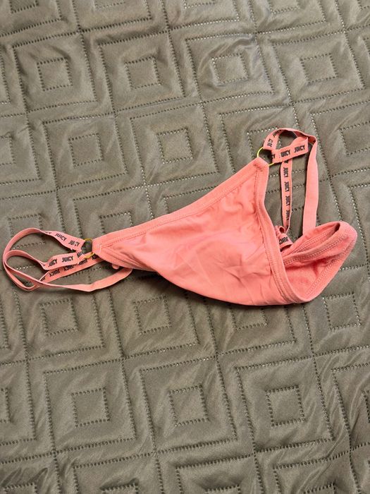 Używane stringi damskie Juicy Couture M. Różowe, regulowane paski