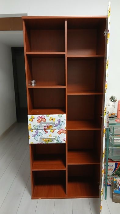 Дитячий шкаф/пенал з метеликами