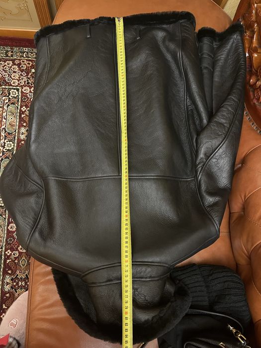 Жіноча натуральна дублянка. Модель Авіатор. Нова. Розмір Л-ХЛ!