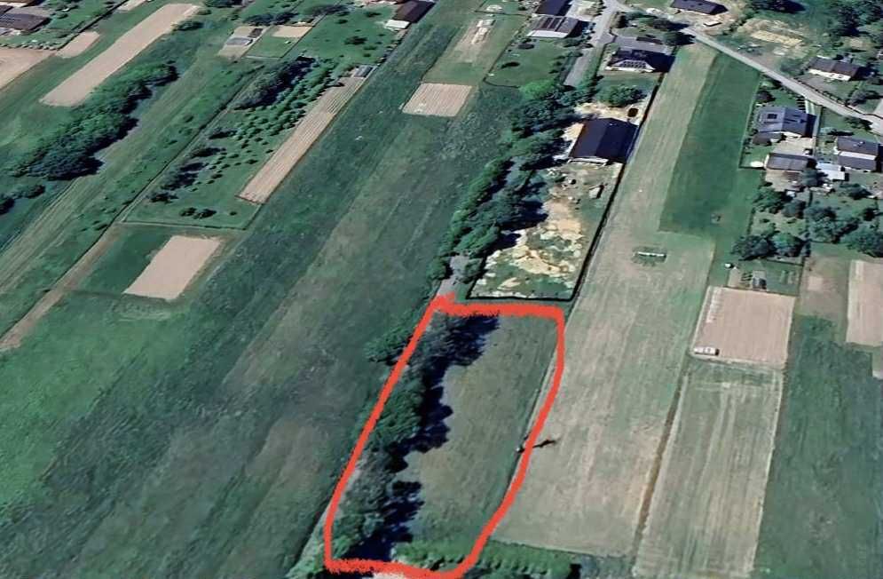 Działka budowlana Krzęcin woj. małopolskie Skawina 1455 m² - Widok 3