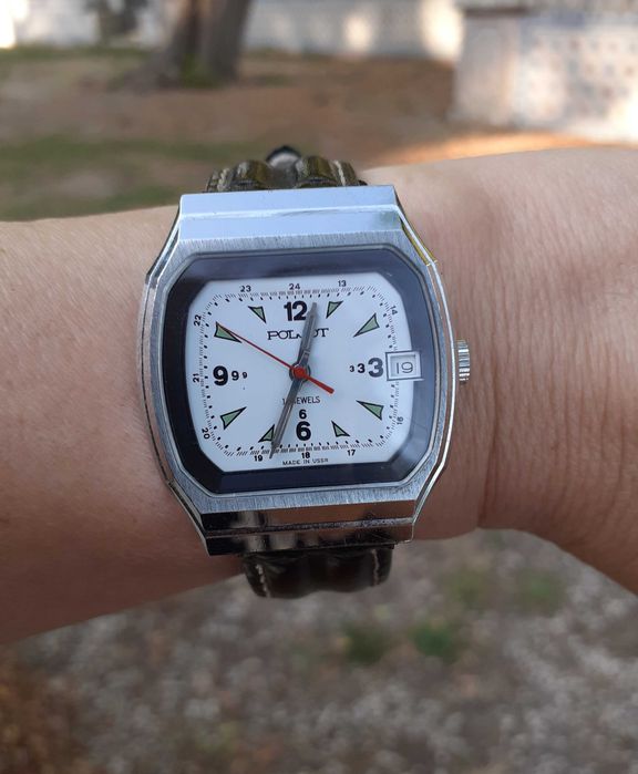 Relógio Poljot Russo vintage corda