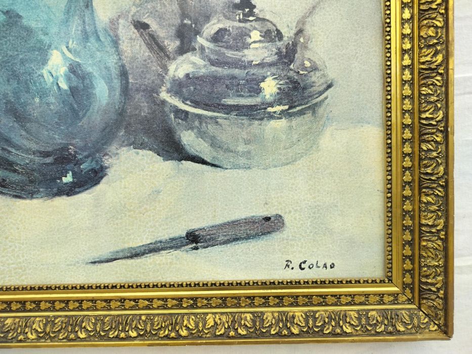 Olejodruk obraz ramka  .