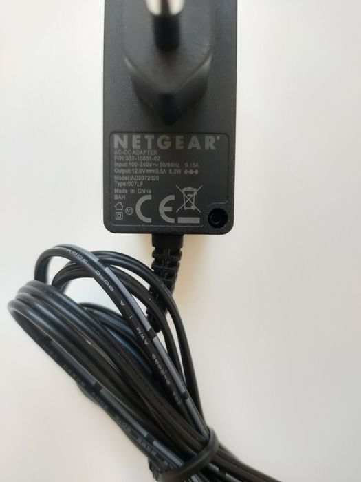 Оригінальний блок живлення Netgear AD2072020 332-10831-01 12V 0.5A 6W