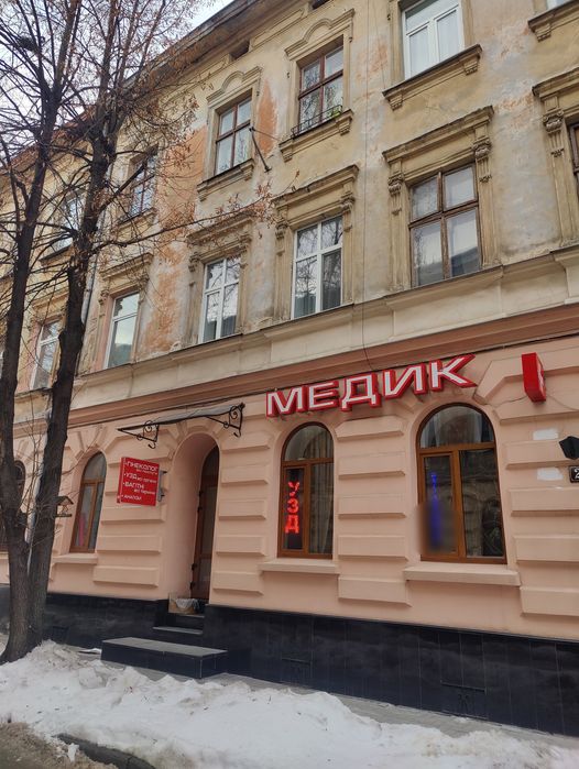 Продаж Комерція вул.Куліша Центр Фасад 3 вікна+ Двері,ц.160000 у.о