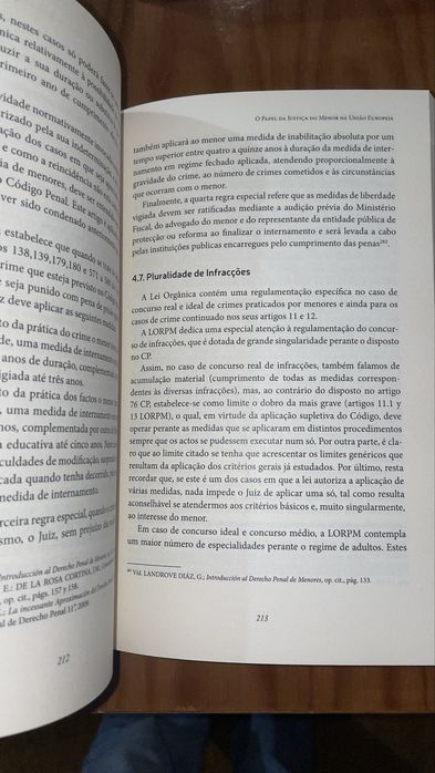 O papel da justiça do menor na uniao europeia