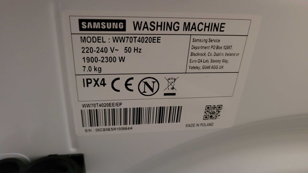 Máquina de lavar roupa Samsung, 7kg, com muito pouco uso