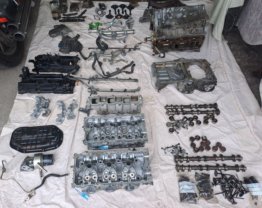 Części silnika VQ35HR infiniti nissan, wał, głowica, blok, wałki,