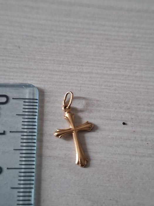 Zawieszka Krzyżyk ze złota 585 14k wisiorek