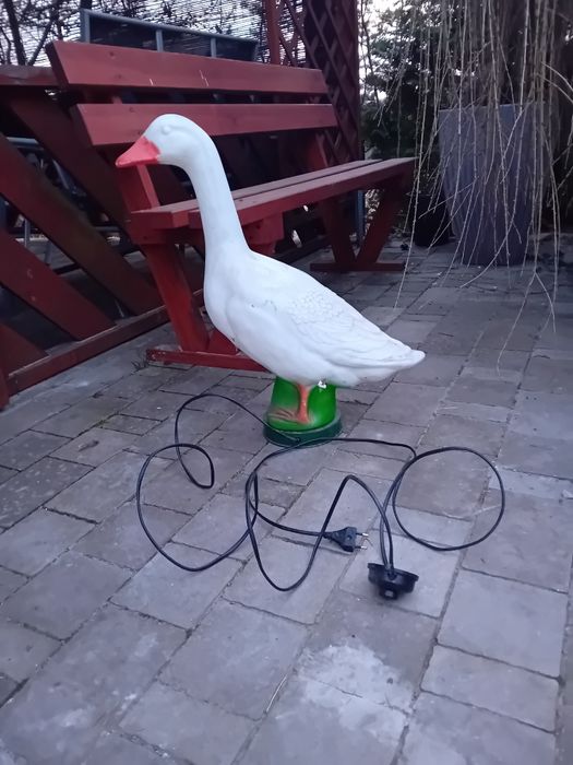 Sprzedam świecącą gęś do ogrodu tarasu