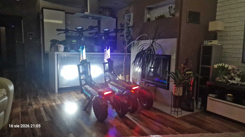 Duża Hulajnoga 3 kołowa OOTD T30 , 60V 3200W , zasięg 100KM , Stan jak Nowa.