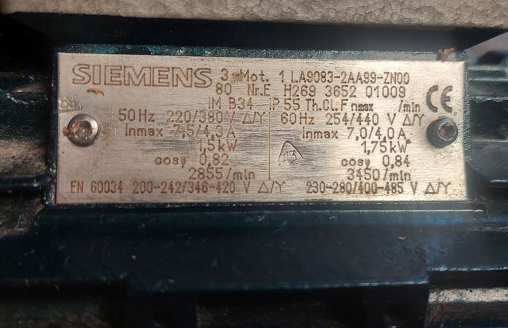 Silnik elektryczny Siemens