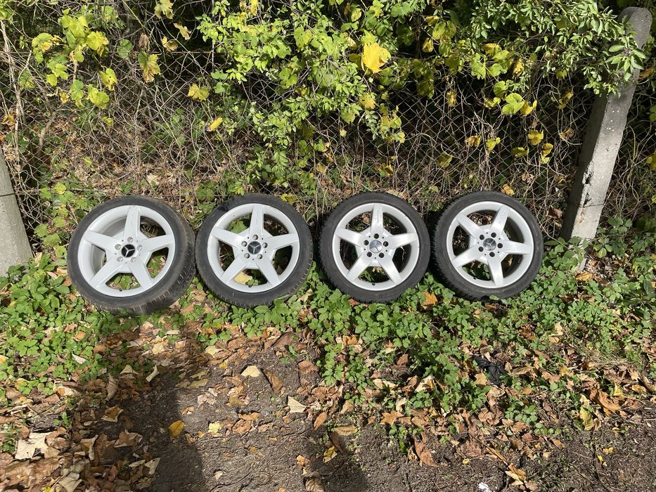 Oryginalne felgi Mercedes-Benz AMG 17” + opony – komplet 4 szt.