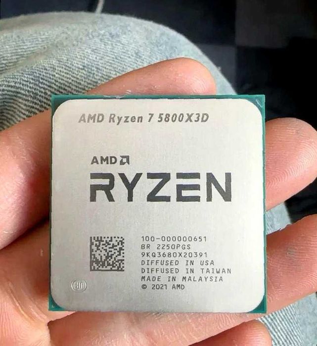 AMD 7 5800X3D AM4 после замены системы