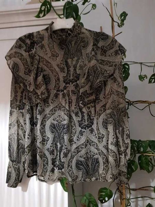 Bluzka Reserved z wzorem paisley, rozmiar 36