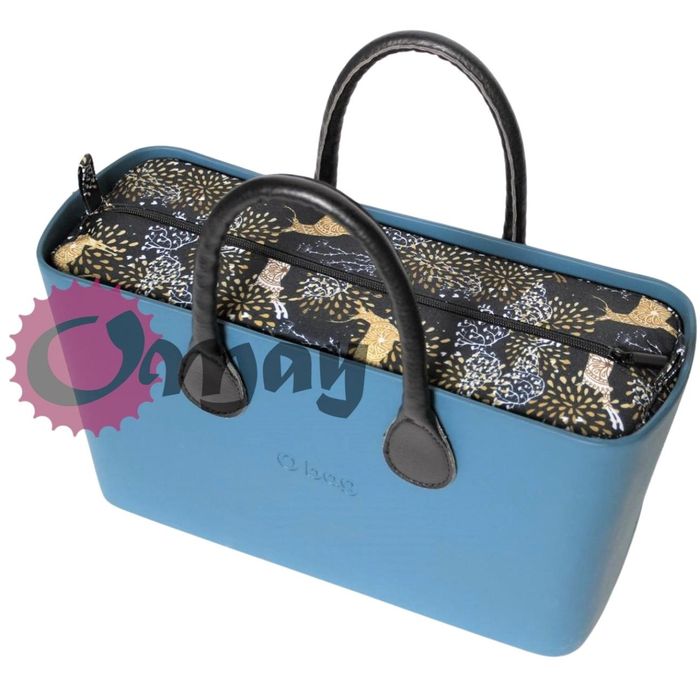 Elegancki Organizer OBAG CITY ocity Czarno Złote Jelonki VIP OMAY.PL