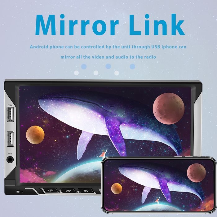 Rádio 2din android 15 32GB ROM GPS WiFi RDS 6 USB 7 polegadas NOVO