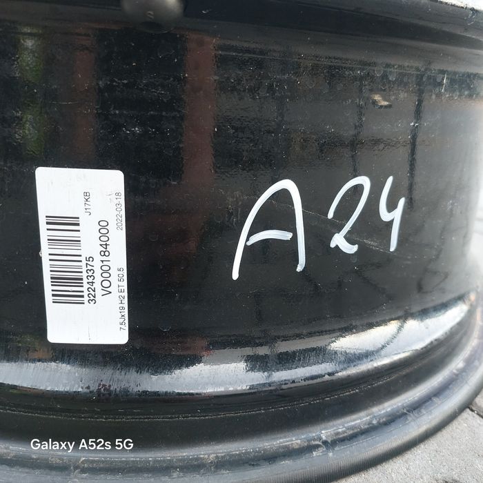 Felga oryginał Volvo XC40 XC60 19x7,5J ET 50,5 5x108 nr. 32243375