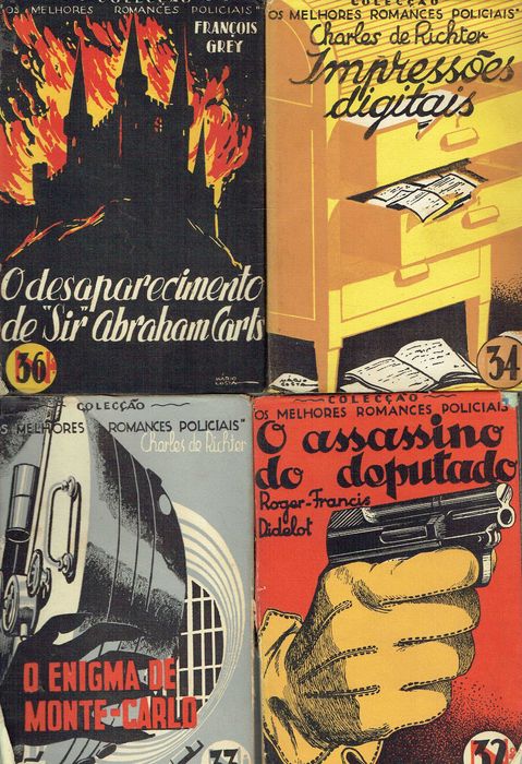 17062  Coleção Os Melhores Romances Policiais   por Adolfo Coelho