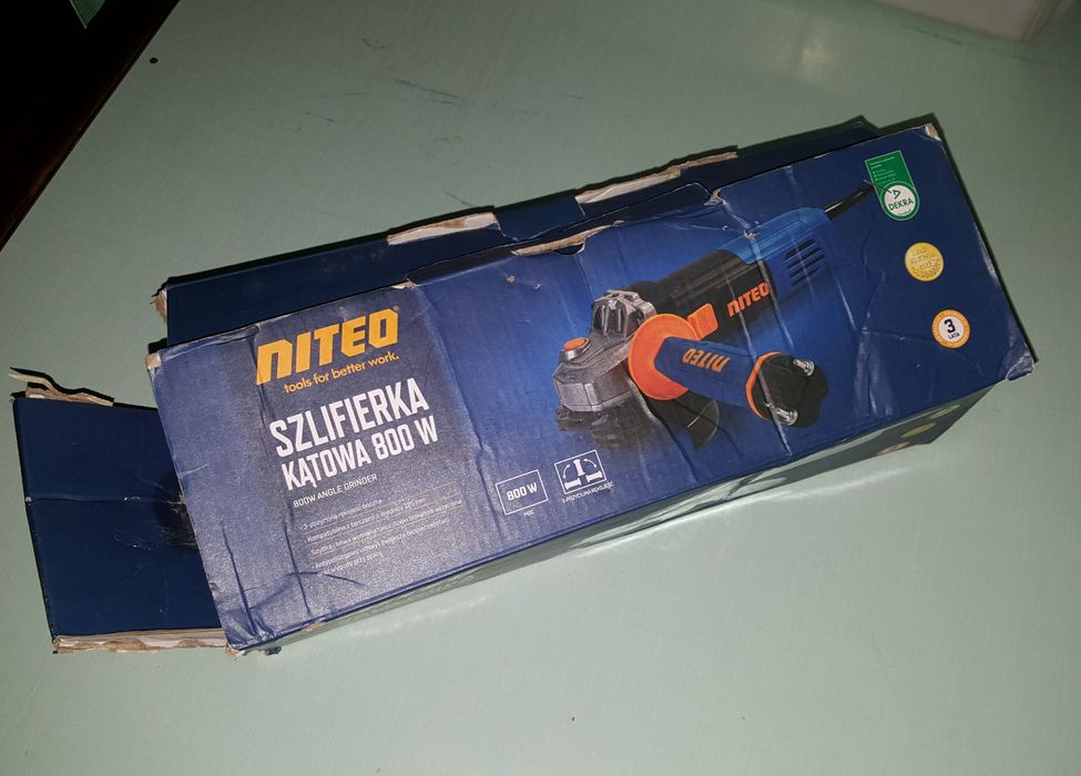 Szlifierka kątowa uszkodzona Niteo 800W