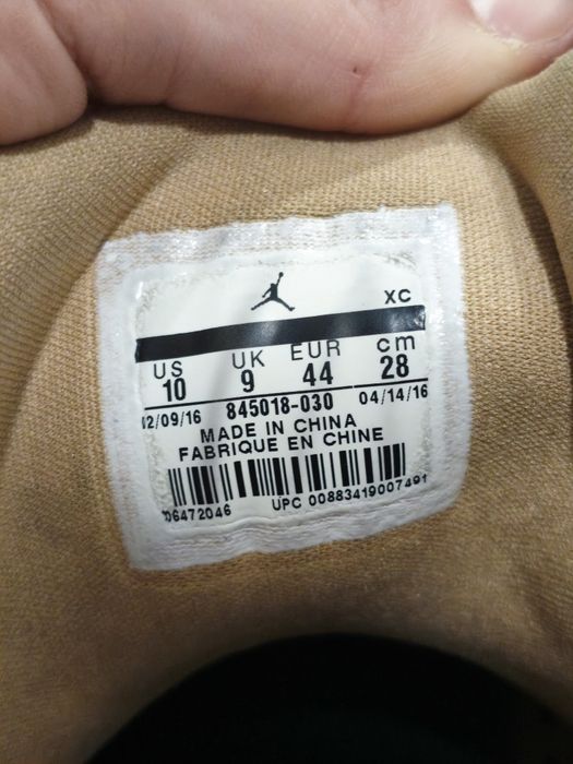 Nike Air Jordan 1 Retro High 0G, 6/y, 44 Розмір (28 см), оригінал
