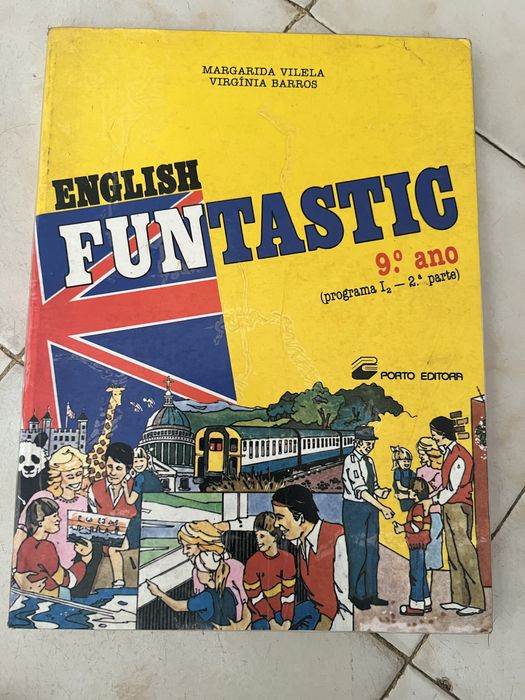 Lote livros escolares antigos inglês