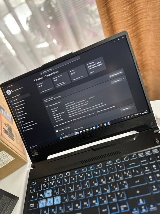 ‼️Asus Tuf A15‼️Ryzen7 16ядер/1660Ti-6GB/144Hz/512GB/16GB !!!