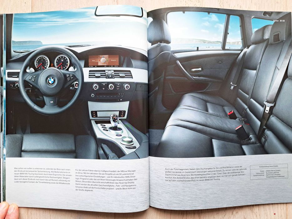 BMW M5 E60 / E61 prospekt 58 str. (1) 2007, stan BDB *przesyłka GRATIS