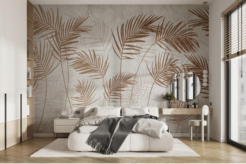 Fototapeta brązowe liście 160x165