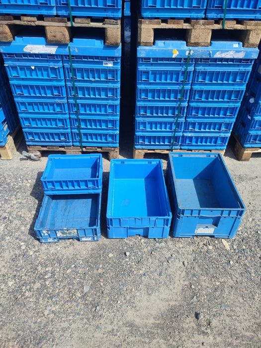 KLT 4314 pojemniki magazynowe skrzynki plastikowe transportowe box
