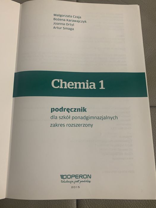 Chemia Ciekawi Świata 1 zakres rozszerzony