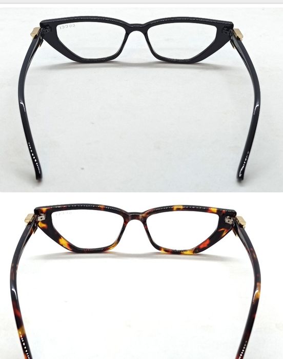 Gucci очки женские имиджевые модные черные и коричневые тигровые