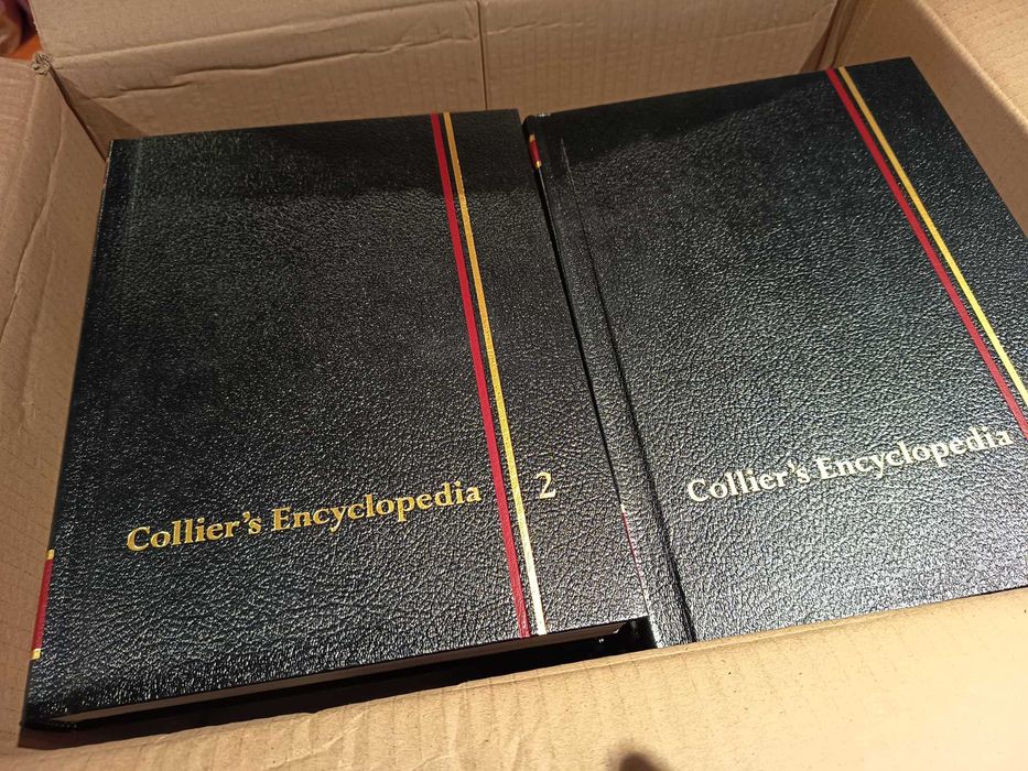 Coleção Completa Collier's Encyclopedia+Dicionários+Anuários-Impecável