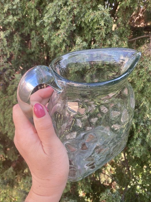 Dzbanek szkło ozdobne autor Marek Jargiło