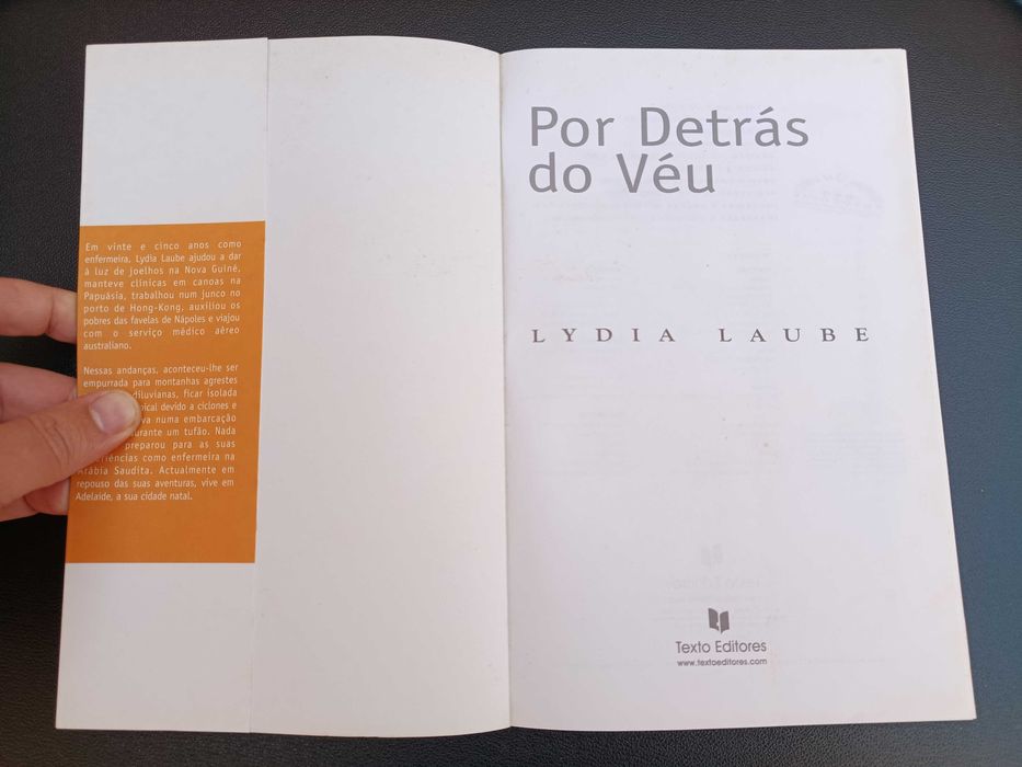 Livro "Por Detrás do Véu", de Lydia Laube