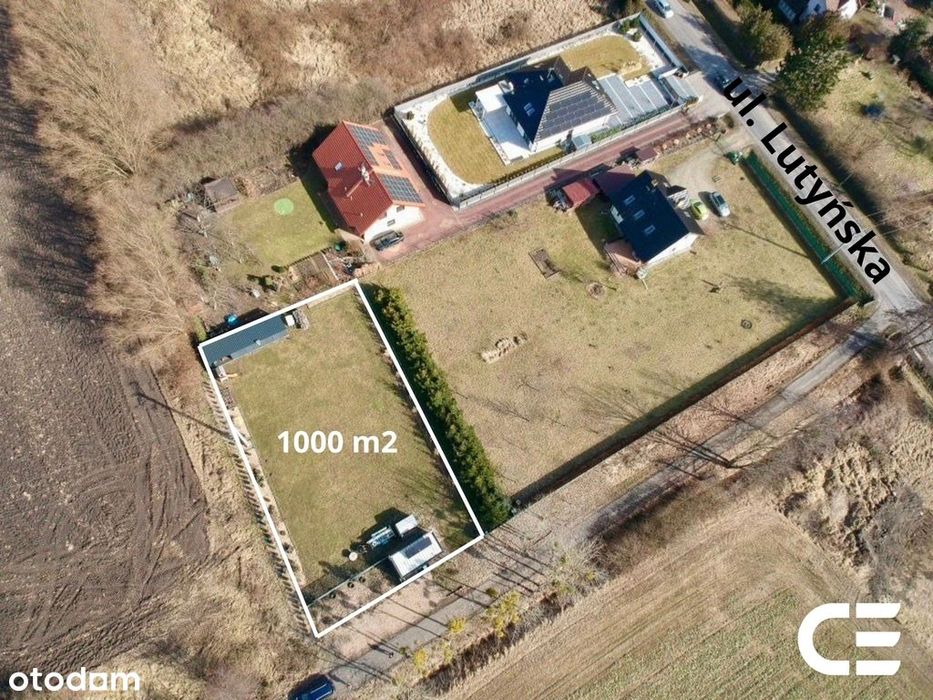 Działka budowlana 1000 m² | Wrocław - Żar | Media - Widok 3