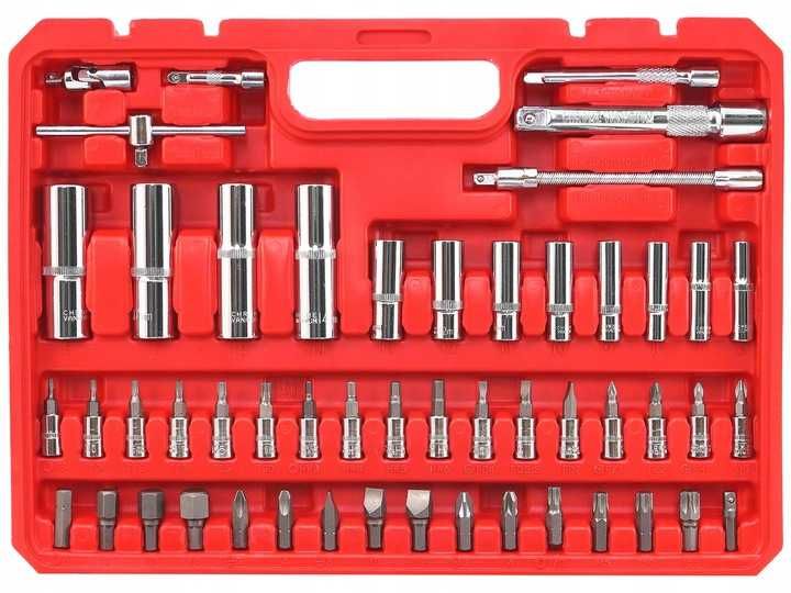 Klucze nasadowe  94szt narzędzi BITY TORX 2 grzechotki