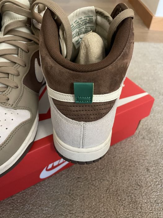 Nike dunk hight light chocolate