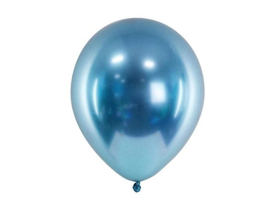 Balony Glossy niebieski 30cm 50szt PartyDeco