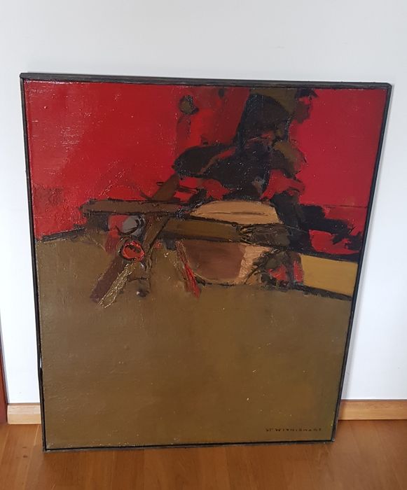 Obraz Wiśniewski Kraków  olej płótno   Erot w