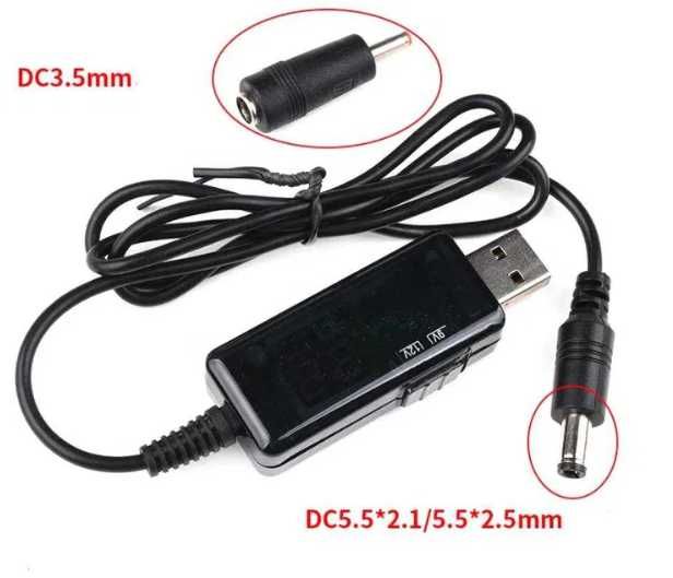 Переходник с павербанка к роутер WiF с индикатором. Когда нет света!