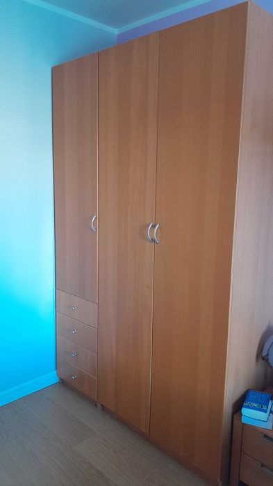 Zestaw Łóżko 200x160 robione na wymiar w Studio Rustica i szafa