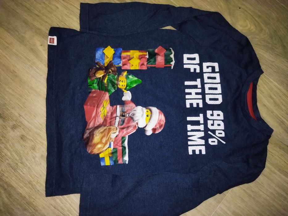 Новогодний свитер футболка на мальчика 6-7 лет