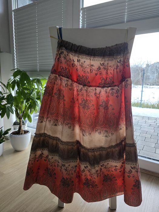 Spódniczka kolorowa z falbankami
