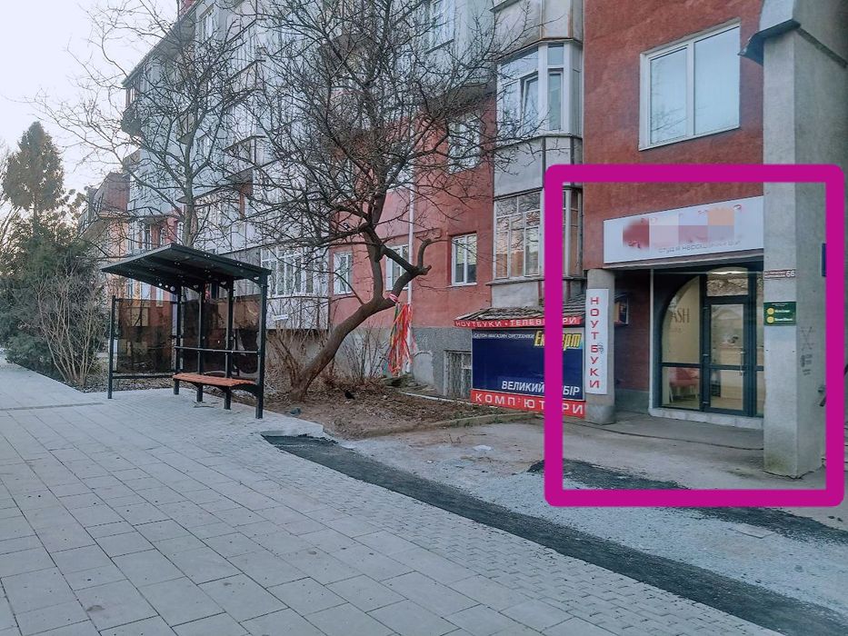 • Оренда фасадного приміщення, центральна частина міста