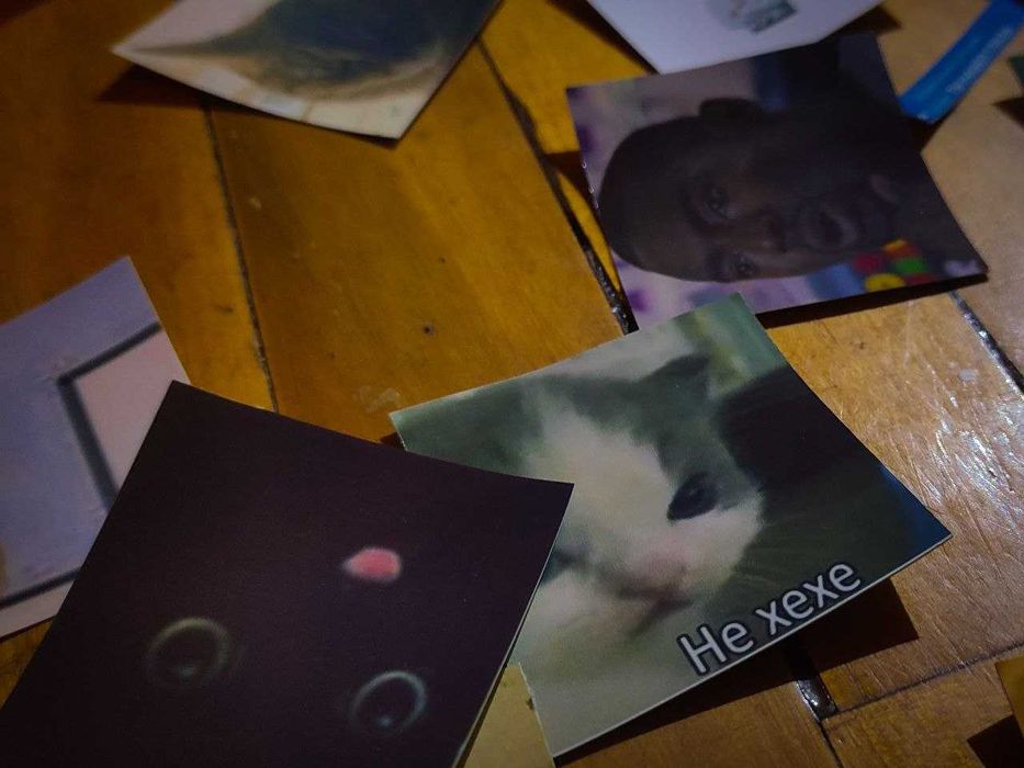 Стікери "b/tard" 118 штук. Меми, приколи, жарти та інтернет естетика