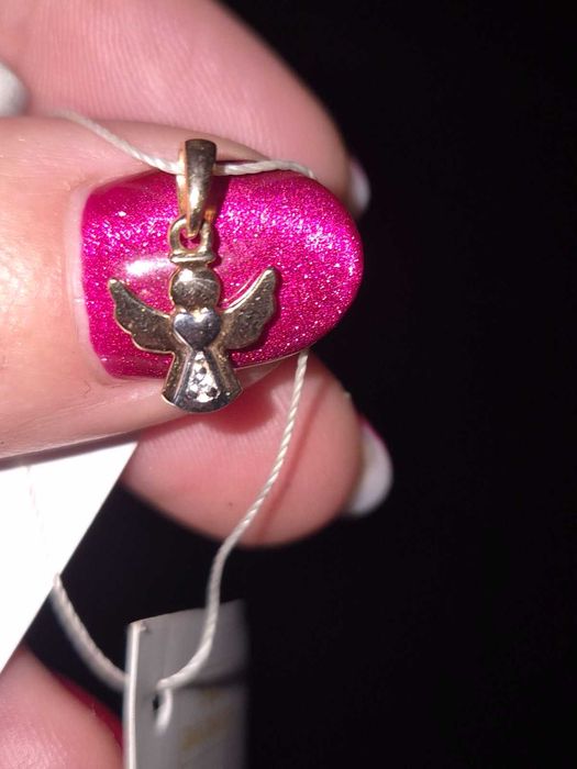 Підвіс, кулон янгол, ангел Укрзолото (нове), заводська бірка.