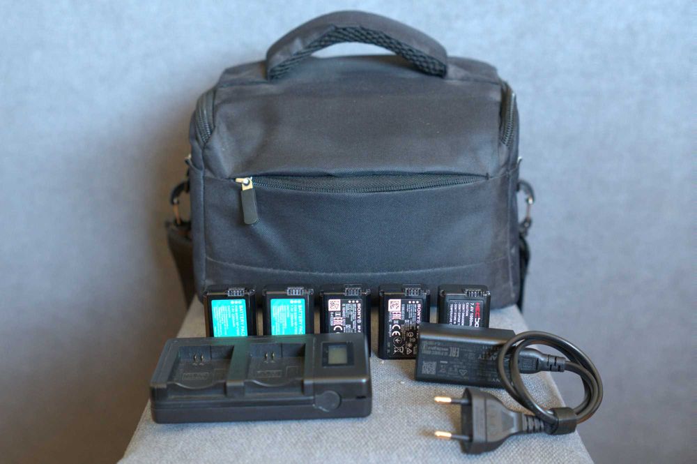 Sony Zve10 Muito Nova | Cage Small rig | 5 baterias | Carregador | bolsa