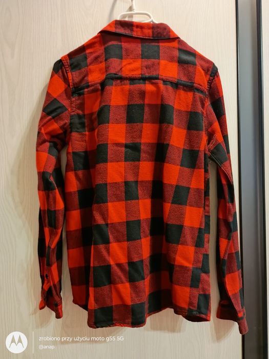 Koszula 164 czerwona krata flanela j. resrved