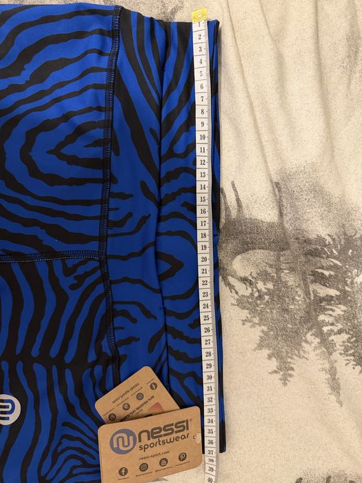Legginsy Nessi 7/8 Zebra Ombre Blue L/XL
