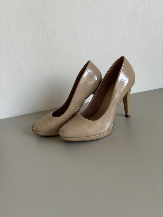 Szpilki bezowe deezee 37 brazowe